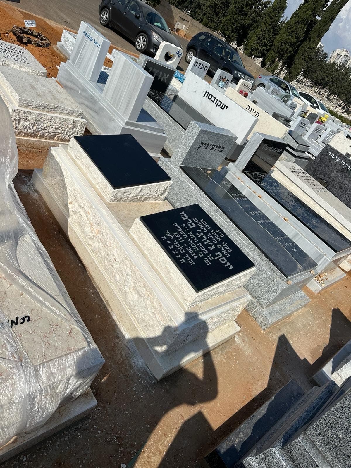 מצבת שיש חברון מסורתית - עבודה 5