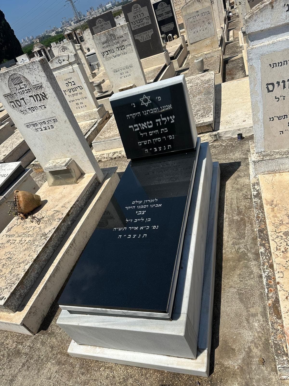 שיקום מצבה 2 - אחרי