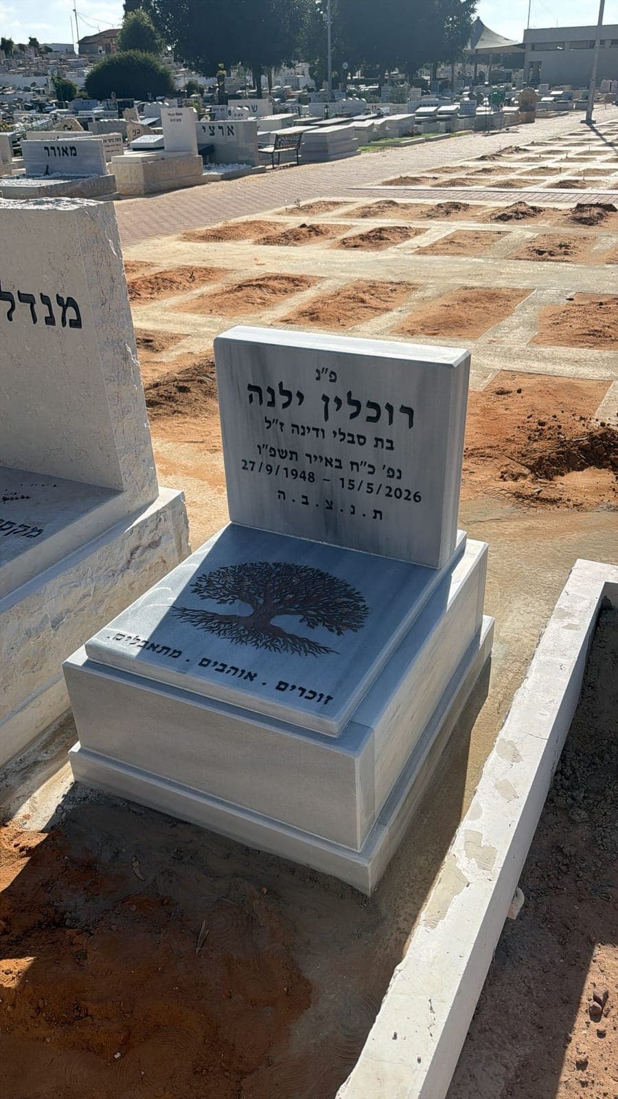 חצי מצבה בעבודת יד - עבודה 20